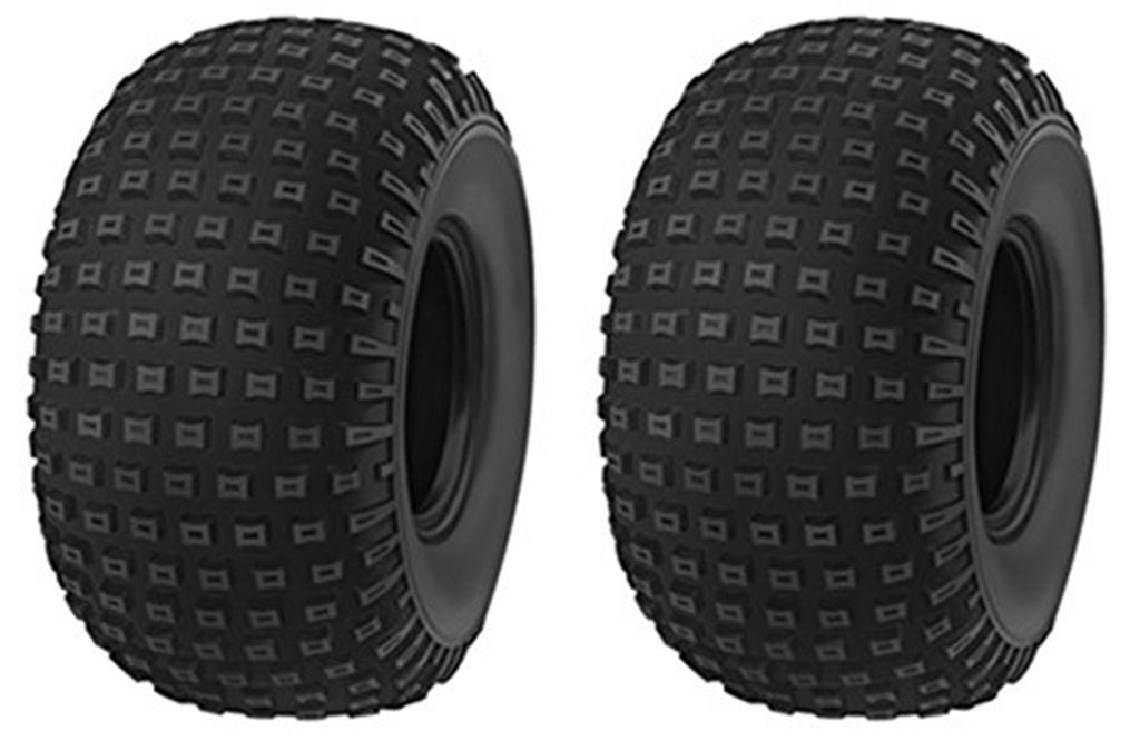 16x8-7 Deestone D929 Knobby 4 Ply Rated Tubeless ATV Tires - (SET OF 2 ...